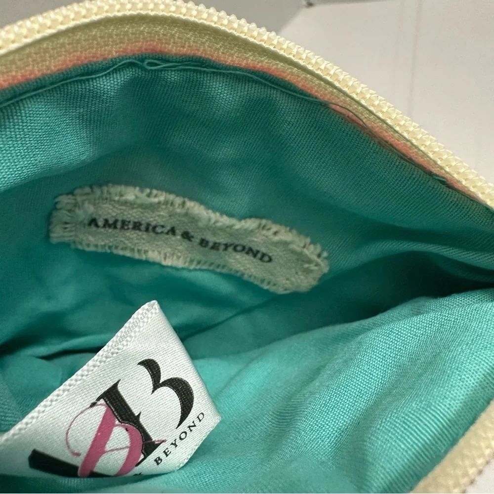 NEW America and Beyond DAPHNE MINI BAG Coin Purse Pouch Zipper